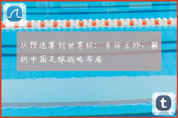 从预选赛到世界杯：专访主帅，解析中国足球战略布局