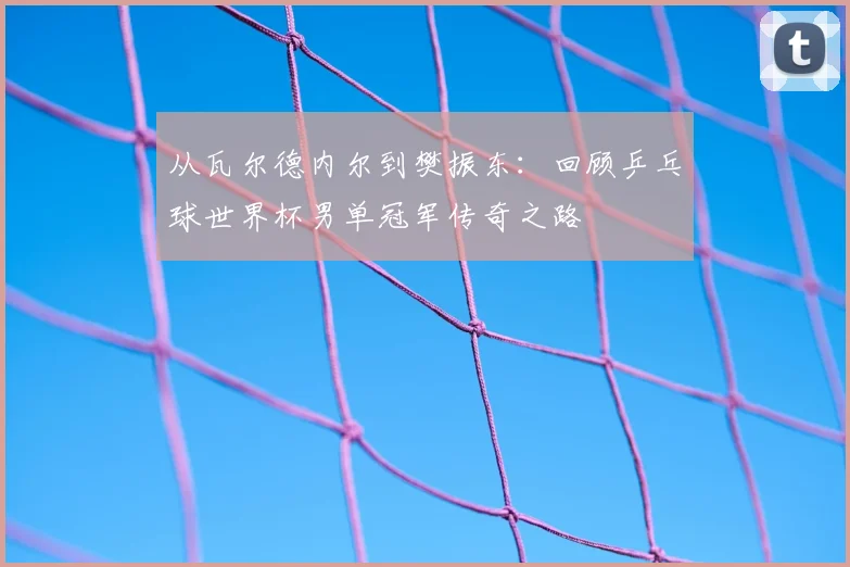 从瓦尔德内尔到樊振东：回顾乒乓球世界杯男单冠军传奇之路